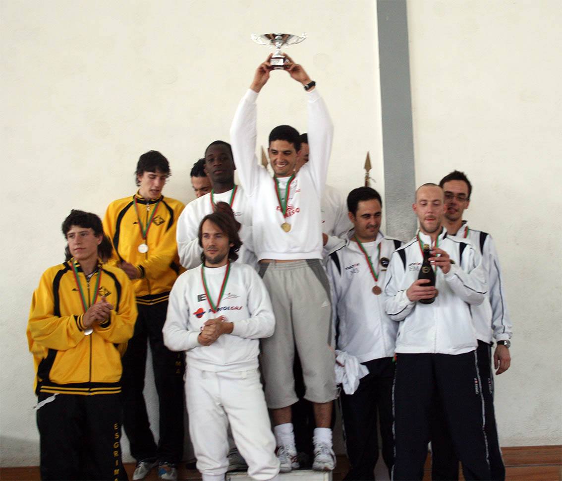 CAMPEÃO NACIONAL DE ABSOLUTOS DE FLORETE MASC (Equipas)